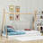 Estefania Twin Size Wood Bed with Triangle Structure-1222170385