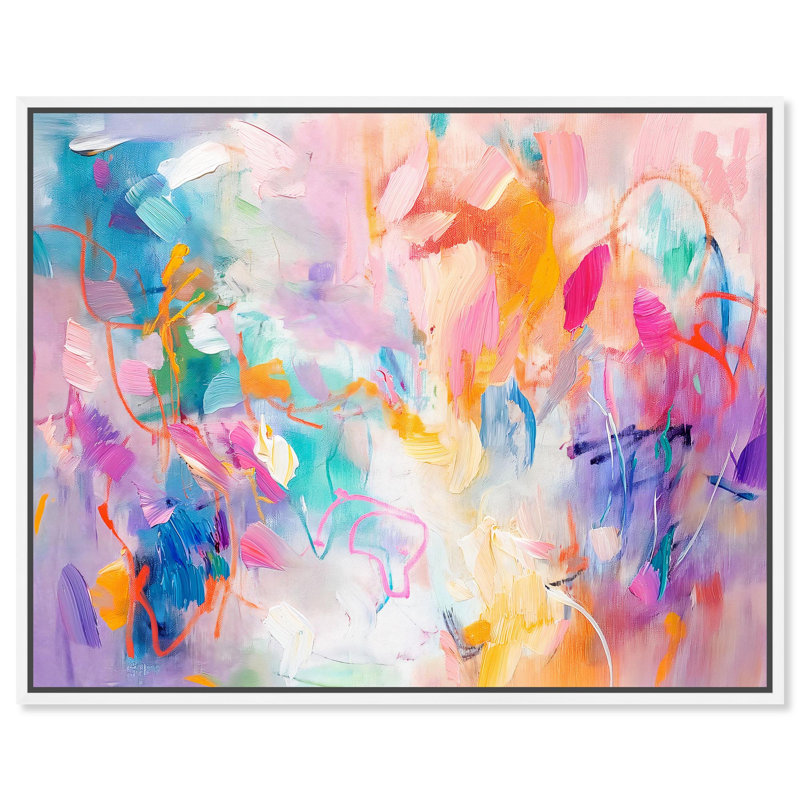 «Im Coming Up III», reproduction d'art sur toile par Art Remedy, H 37 po x l 46 po, Cadre blanc