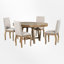 Ensemble de salle à manger extensible pour 4 personnes Zaena-1949326605-1975928629-2009748924