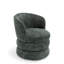 Upholstered Swivel Barrel Chair-1123105293
