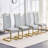 Yoanna PU Leather Upholstered Dining Chair-424881380-424881377