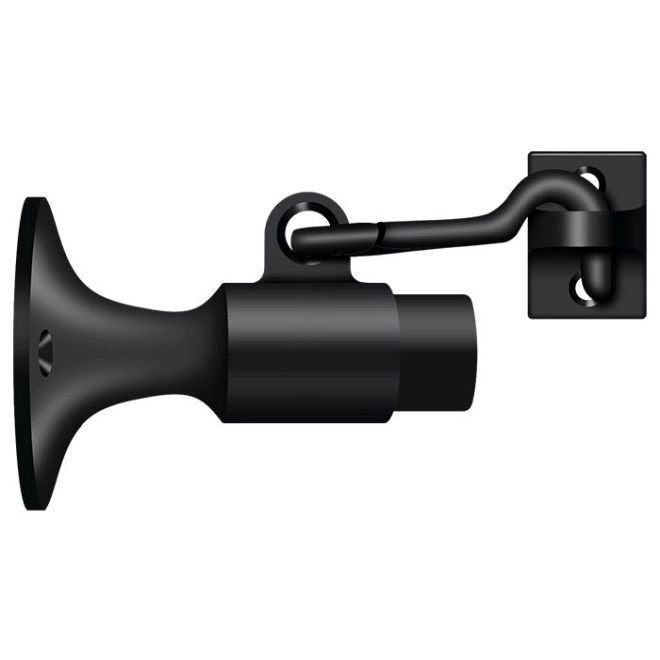Deltana SAHW325U19 Wall Mount Bumper w/ Holder in Paint Black, Paint Black
