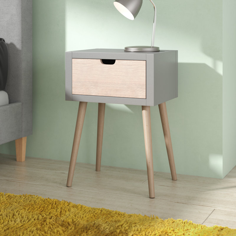 Illings 40cm W Bedside Table
