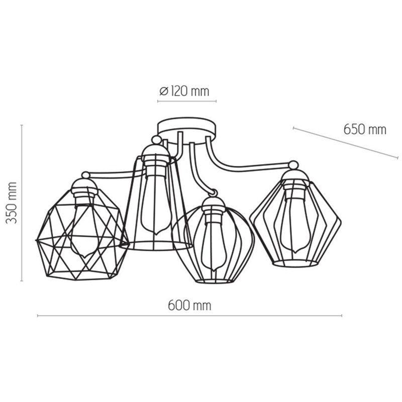 Geist Semi Flush Mount