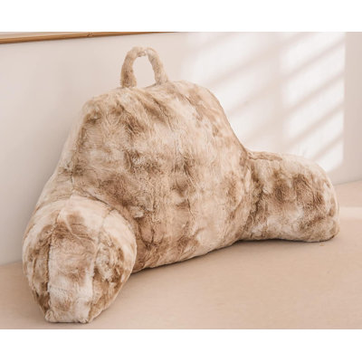 Faux Fur Backrest Pillow Cover & Insert