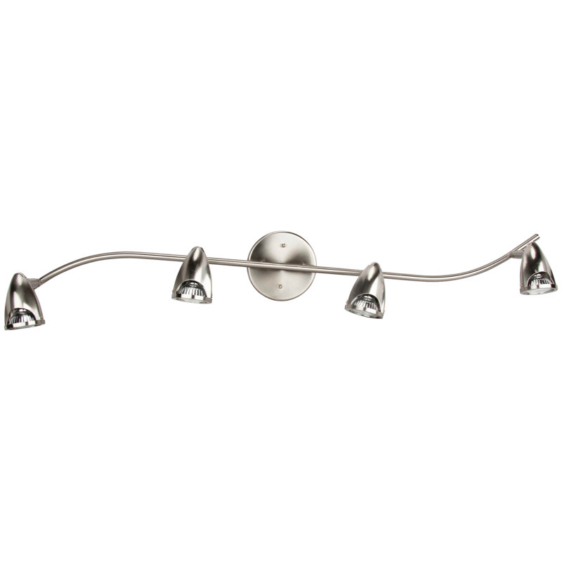 Ensemble de rail d’éclairage 4 lumières 42,5 po