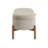Storage Bench Cushioned Seat Corduroy Upholstery Lift Top Solid Wood Legs 1pc-1202721401