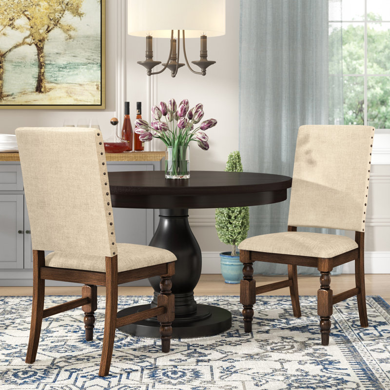 Donnellson 18'' H Upholstered Side Chair, Beige 