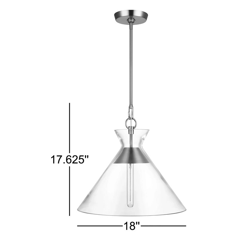 Atlantic 1 - Light Pendant, Polished Nickel