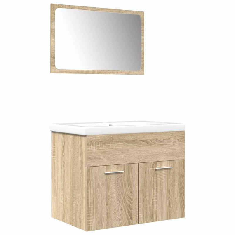 Alvonia Bathroom Furniture Suite, Sonoma Oak