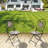 2 - Person Metal Patio Dining Set with Round Table , Cushions Included