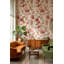 Papier peint floral, décoration murale classique rétro