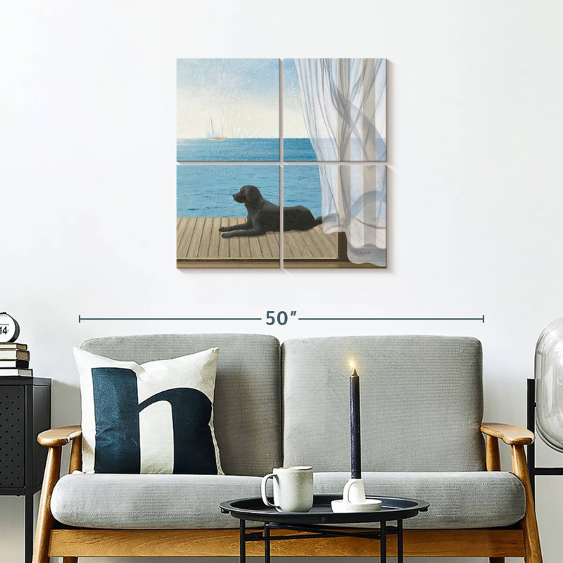 Brampt Coastal Blue Breeze I, H 26 po x l 26 po