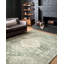Tapis oriental bleu sarcelle / ivoire-425377775