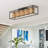 Flush Mount Ceiling Fixture Hand-Woven Rattan Farmhouse Style-860403990