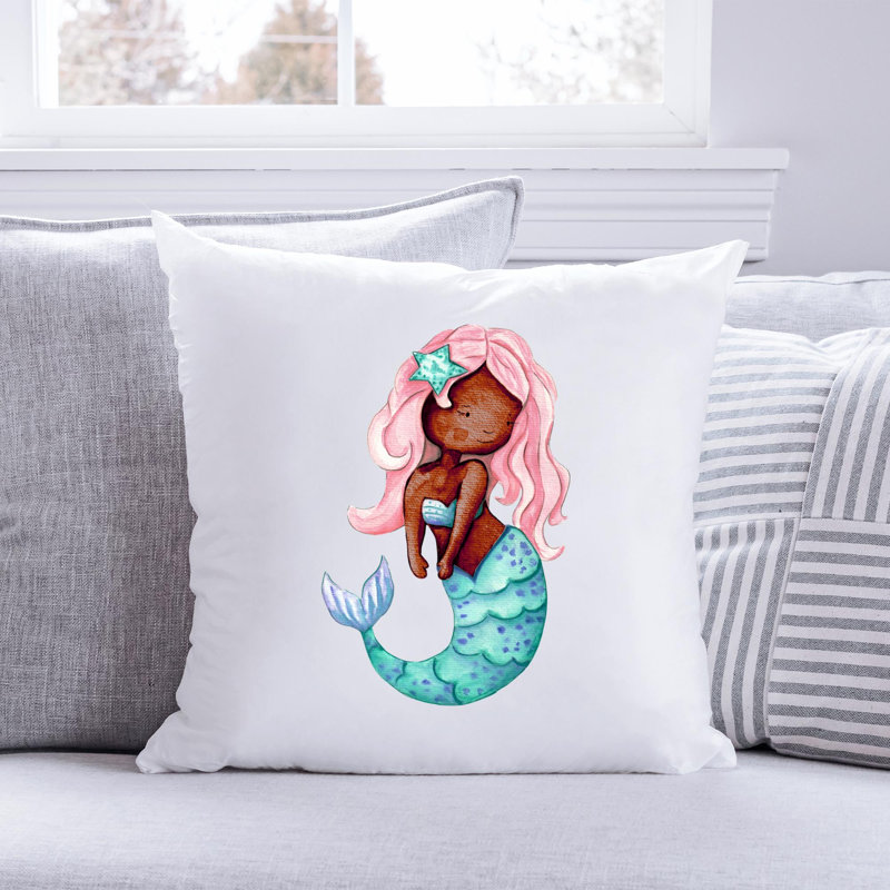 Nautical Sea Life_362 - Coussin décoratif avec coussin décoratif, H 18 po x l 18 po