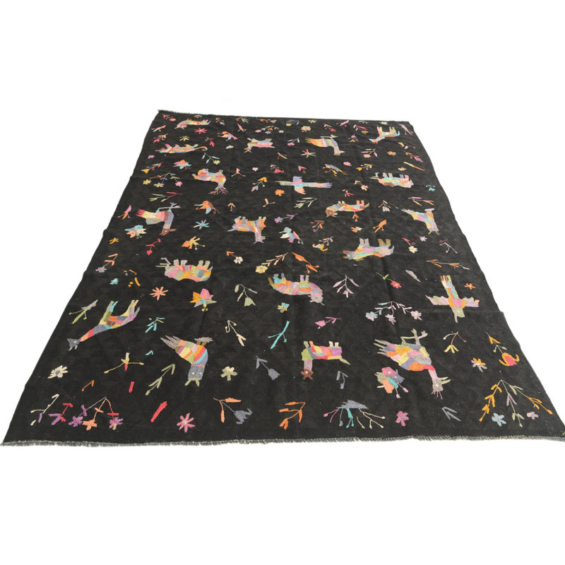 Tapis brun foncé 6x9 Puleo