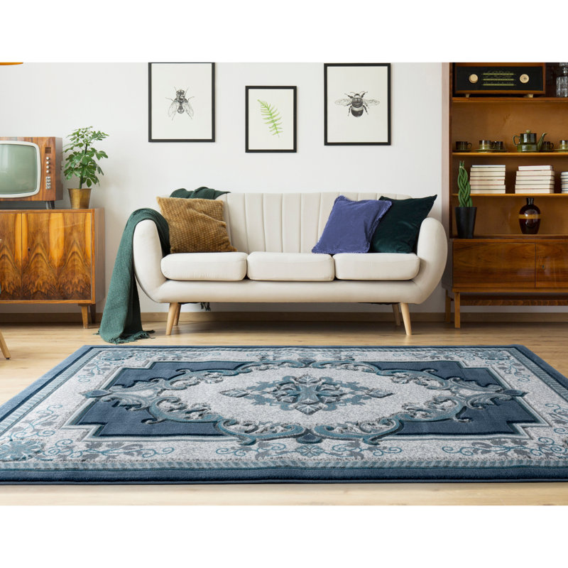 Tapis bleu Josephus, Rectangle 1 pi 10 po x 2 pi 8 po