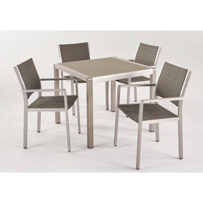Ensemble repas de patio 5 pièces Schrimsher
