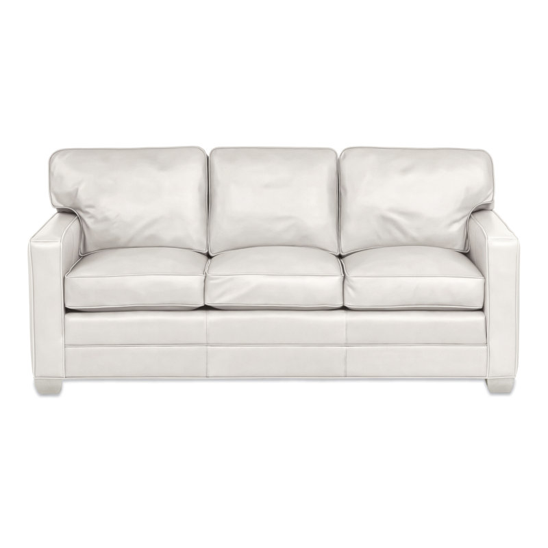 Hillcrest Sofa, Regent Chalk Genuine Leather, Navajo