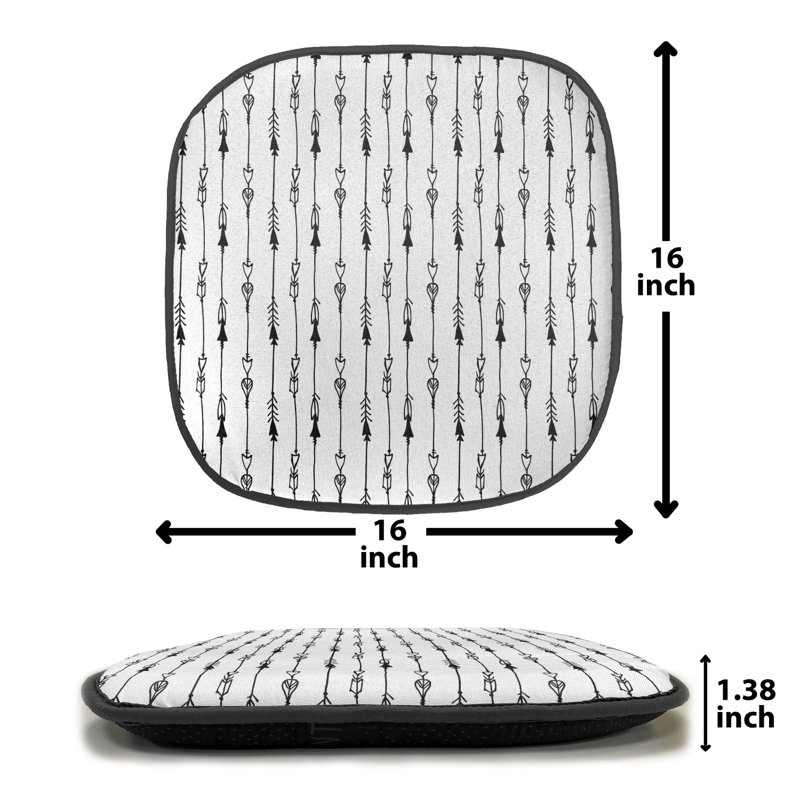 Outdoor 1.38'' Dining Chair Seat Cushion