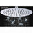 Shower System Shower Faucet Combo Set Wall Mounted With 10" Rainfall Shower Head And Handheld Shower Faucet, Chrome Finish Shower Faucet Rough-In-124869524