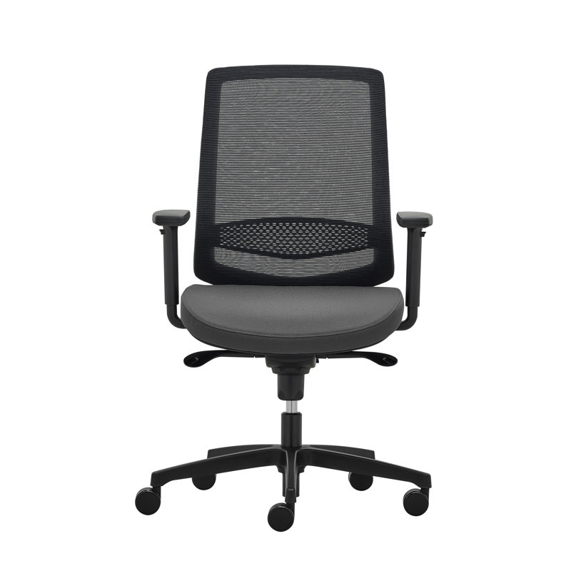 Mahlea Foam Padding Office Chair, Gray