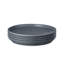 Assiettes plates gris foncé