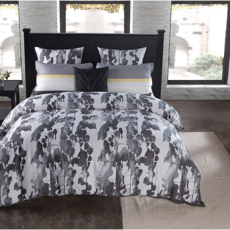 Ensemble de housse de couette réversible Kara, Housse de couette très grand et 2 taies d'oreille
