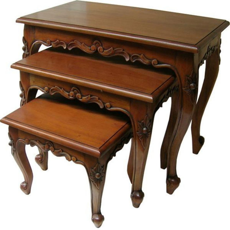 Solid Wood Nesting Tables
