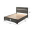 Lit plateforme avec rangement Ocilla Eastern-1409659199