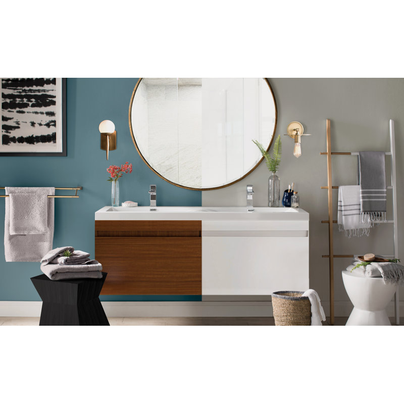 Perse End Table, White