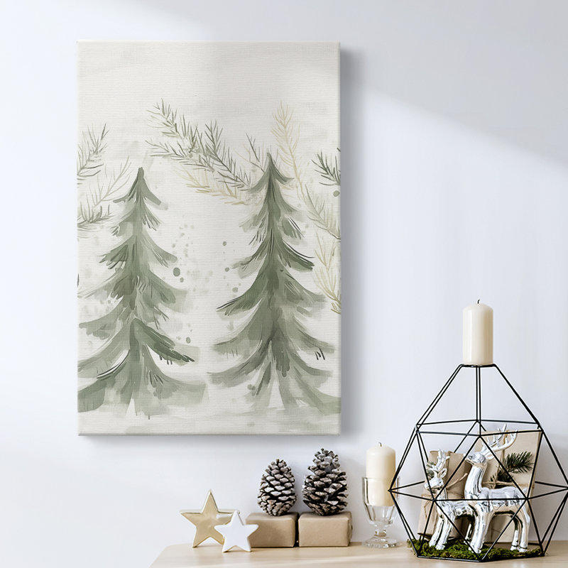 Art des Fêtes de Noël - Toile tendue avec châssis CDXVII, H 18 po x l 12 po