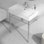 Lavabo de salle de bain rectangulaire en céramique avec trop-plein 30 po x l 16 po x P 35 po Turner