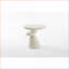 Table basse moderne en fibre de verre minimaliste pour le salon, facile à nettoyer et amp; Prêt à l'emploi