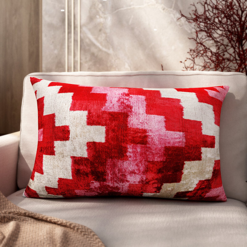 Lumbar Pillow Cover & Insert, Pink