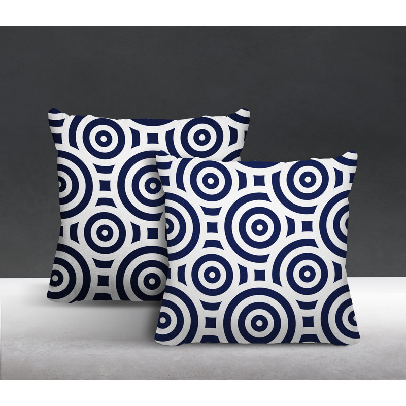  Coussin intérieur / extérieur, L 15 po x H 15 po, Bleu marine