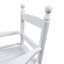 Chaise berçante blanche pour enfants - intérieur ou extérieur - convient aux enfants-370540578