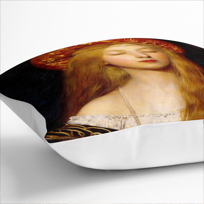 Square Cushion, 55cm H x 55cm W x 20cm D, White