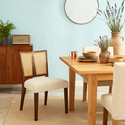 Chaise en rotin sans accoudoirs