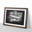 Train Through Canada - Single Picture Frame Print on MDF-56863648-56863647