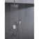 Ceiling Mounted Shower System Combo Set With Handheld And 16"Shower Head