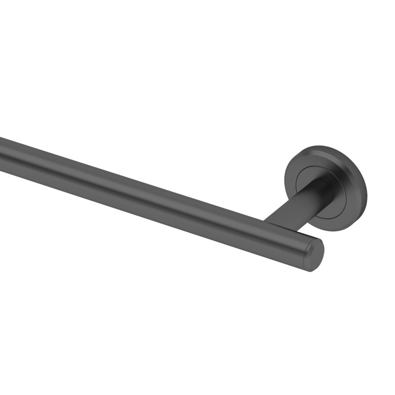 Barre à serviettes Latitude II, Noir mat