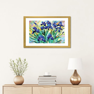 «Blue Irises I» par Dmitry Spiros - reproduction d'art