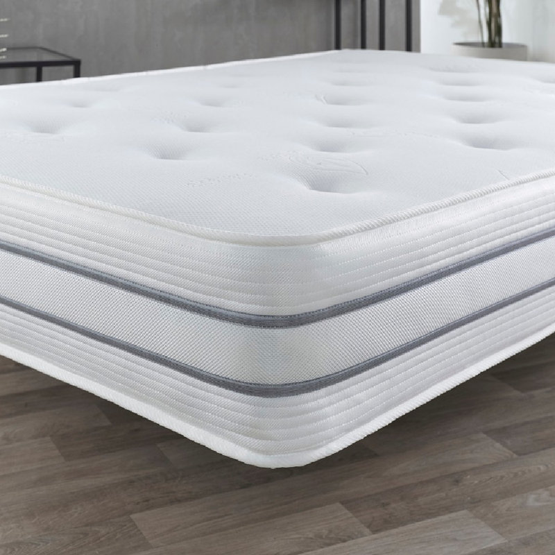 White Noise Open Coil Mattress, Double (4'6)