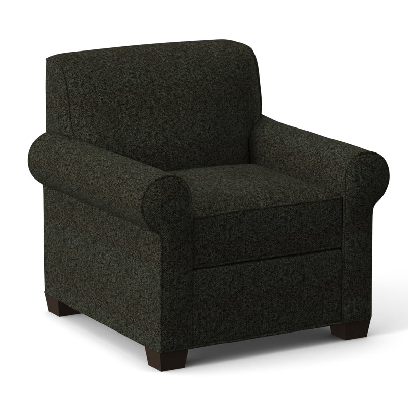 Finn Upholstered Armchair, Cafelle, Dorset Charcoal