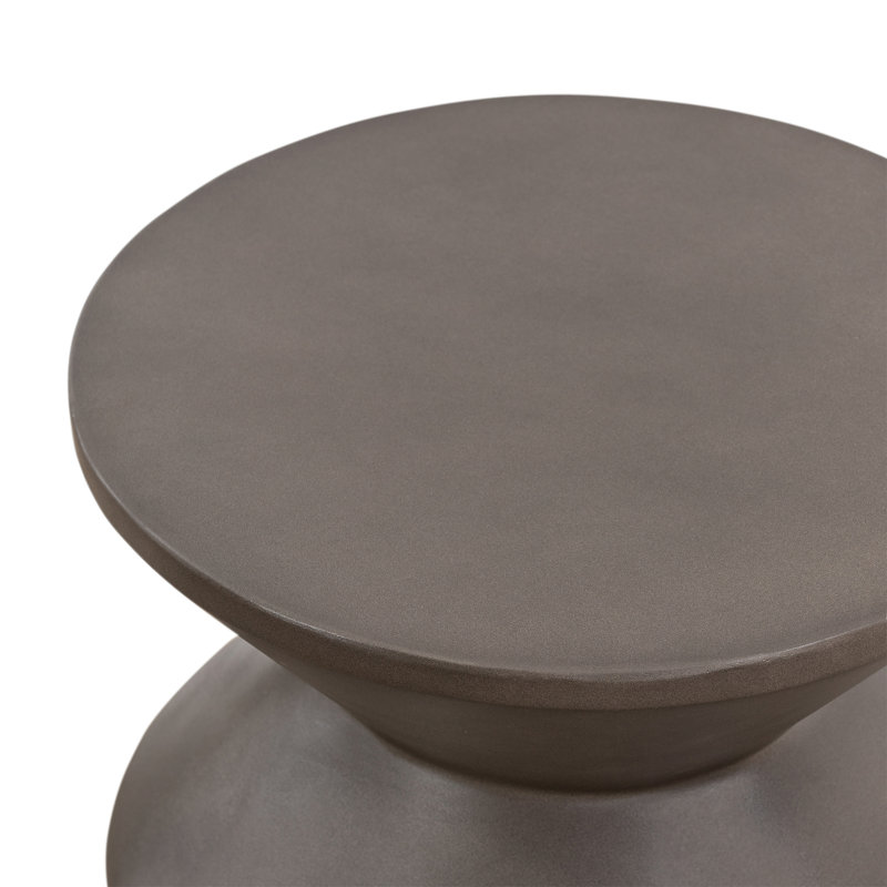 Concrete Top End Table