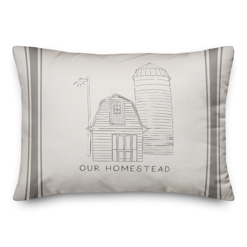 Housse de coussin rectangulaire et insert Our Homestead