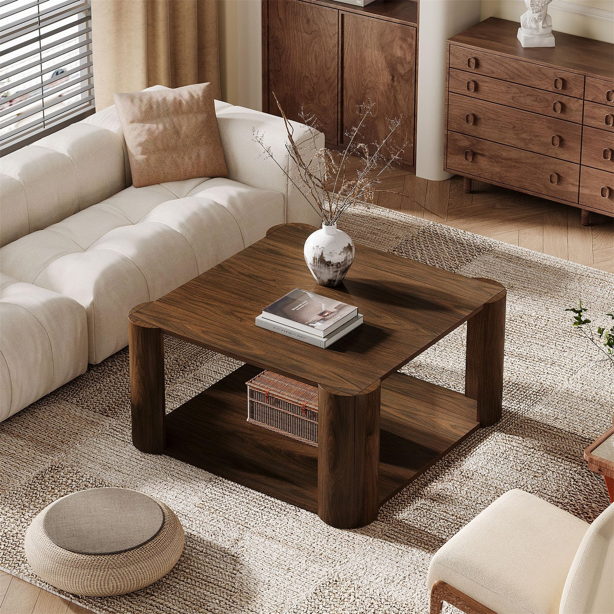 Latitude Run® Modern Square Coffee Table - Wayfair Canada