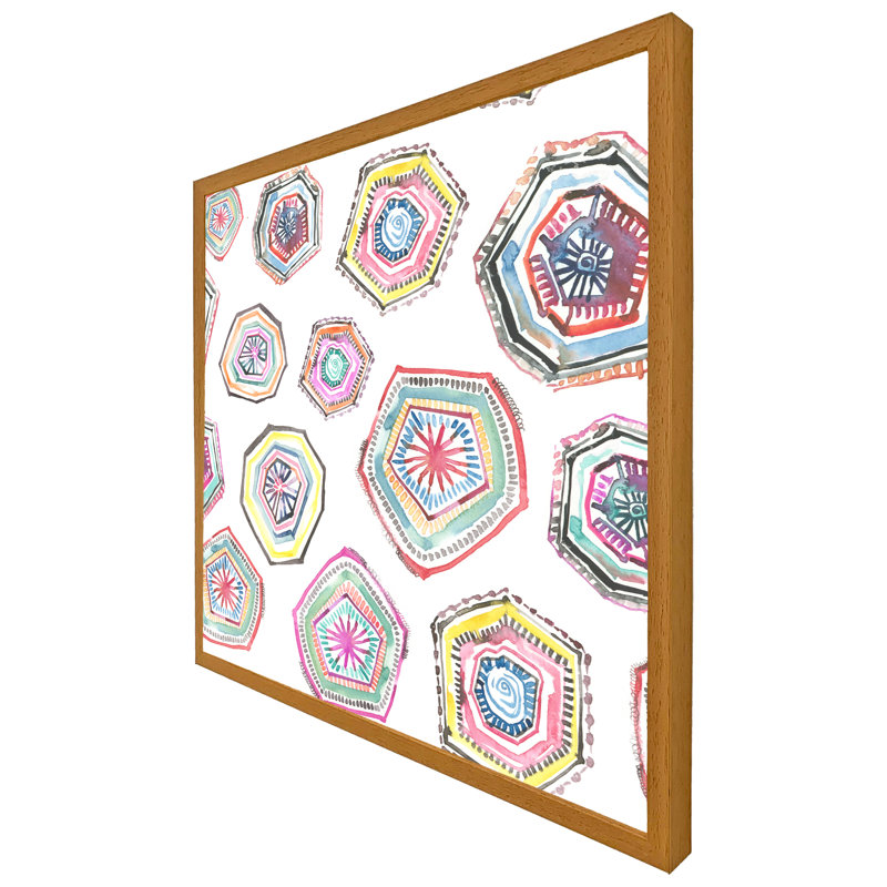 Bibbi Single Picture Frame Print, 76cm H x 76cm W x 4cm D, Oak Framed